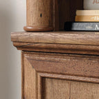 Sauder Palladia Bookcase with Doors, Library Bookcase, Vintage Oak Finish - Image 7
