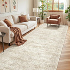 4x10 Runner Rug Non Slip, Washable Hallway Runner Rug, Nursery Room, Soft by Restydon