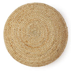 · REDEARTH · Jute Circular Low Pouf Ottoman - Image 7