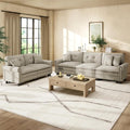 HERA'S HOUSE 2 Pieces Modular Sectional Sofa Sets, Oversized Couch Set by HERASHOUSE
