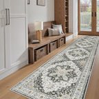 Madane Hallway Runner Rug 2'6''x12' Kitchen Runners Vintage, Entryway and - Image 2