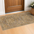 Brown Washable 2x4 Entry Rug by HazoHaus