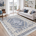 6x9 Area Rugs for Living Room, Large Washable Rug, Dining Room, Low Pile - Image 4