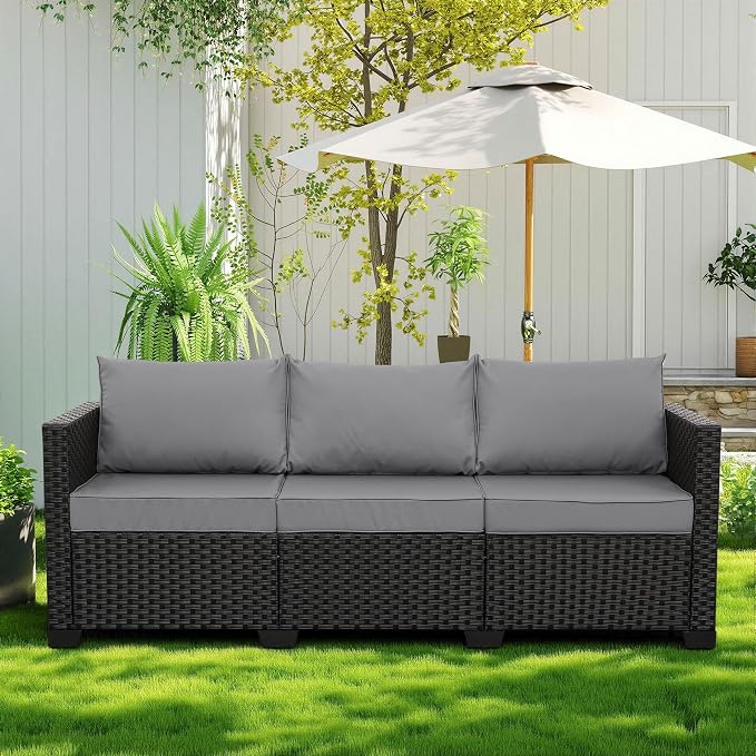 Rattan Star Patio Furniture Outdoor Couch Wicker Outdoor Furniture Patio Couch - Image 2