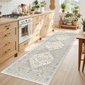 Kitchen Runner Rug Non Slip Washable Rugs 2.5x8, Carpet Runner by Restydon