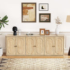 63'' Fluted Sideboard Buffet Cabinet - Image 6