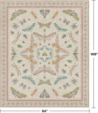 7x9 Cute Insect Rugs for Girls Bedroom - Image 2