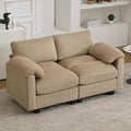61'' Modular Loveseat Sofa, Extra Deep Seat Cloud Couch by HATPPTO