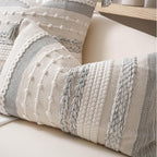 Gray Decorative Lumbar Pillow Cover 14x24, Farmhouse Lumbar Throw Pillow - Image 6