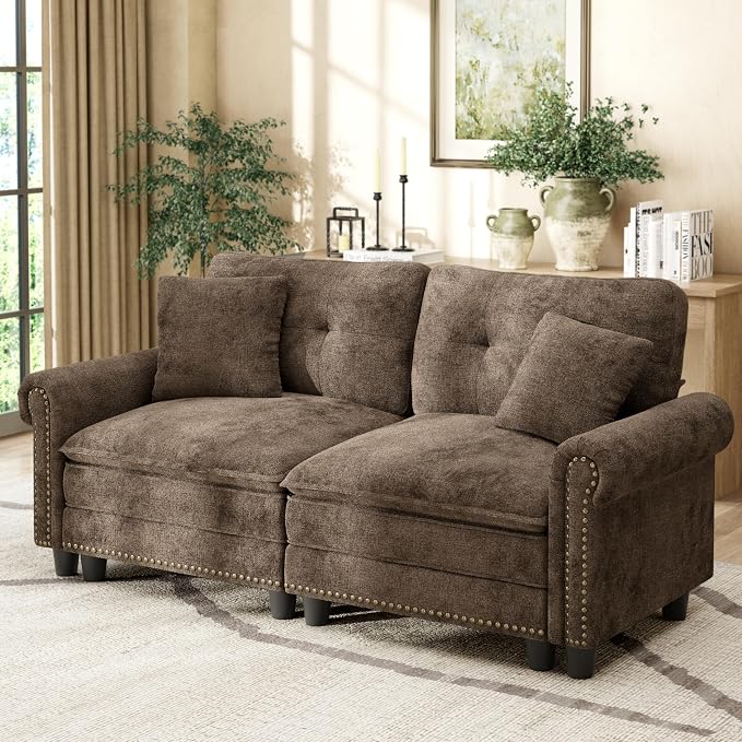 HERA'S HOUSE Mid-Century Modern Couch, Oversized Sectional Couch by HERASHOUSE
