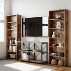 IRONCK Industrial Bookshelves and Bookcases Floor Standing 6 Shelf Display - Image 5