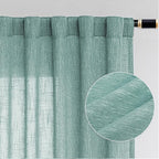 MYSKY HOME Turquoise Living Room Curtains - Image 9