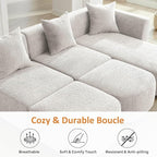 VANOMi 109.84" Modular Sectional Sofa - Image 5