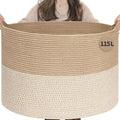 INDRESSME 115L Extra Large Woven Baskets by INDRESSME