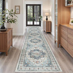Madane Hallway Runner Rug 2'6''x14' Kitchen Runners Vintage, Entryway and - Image 5
