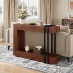 Einhomn 42.5" Console Table Behind Couch, 2-Tier Narrow Entryway Table - Image 5