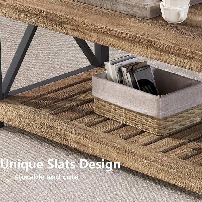 ChooChoo Farmhouse Coffee Table - Image 7