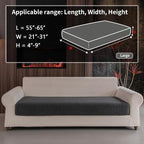 OHSIO Couch Cushion Covers for Sectional Sofa, Stretch Soft Sofa Slipcovers - Image 2