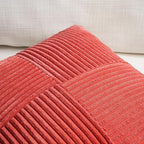 Fancy Homi 2 Packs Red Decorative Throw Pillow Covers 22x22 Inch - Image 3