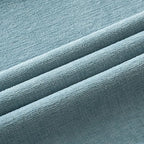 MIULEE Smoke Blue Chenille Couch Euro Throw Pillow Covers, 22x22 | Set of 2 - Image 6