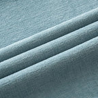 MIULEE Smoke Blue Chenille Couch Lumbar Throw Pillow Covers, 12x20 | Set of 2 - Image 6