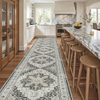 Madane Hallway Runner Rug 3x16 Washable Kitchen Runners Long, Low-Pile - Image 2