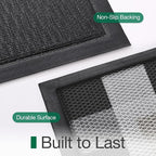 LUMI Outside Welcome Door Mat 32x47, Non-Slip Durable Rubber Easy Clean | Sweet - Image 8
