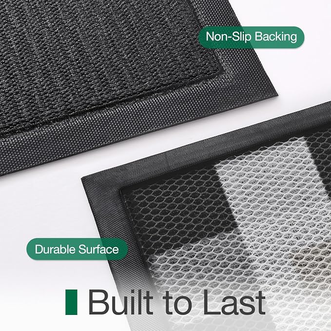 LUMI Outside Welcome Door Mat 32x47, Non-Slip Durable Rubber Easy Clean | Sweet - Image 8