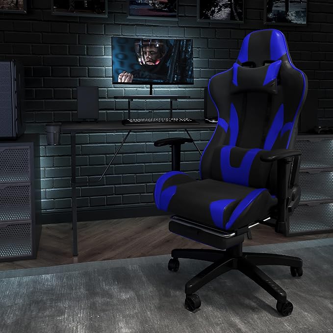 Flash Furniture X20 Gaming Chair Racing Office Ergonomic Computer PC Adjustable - Image 2