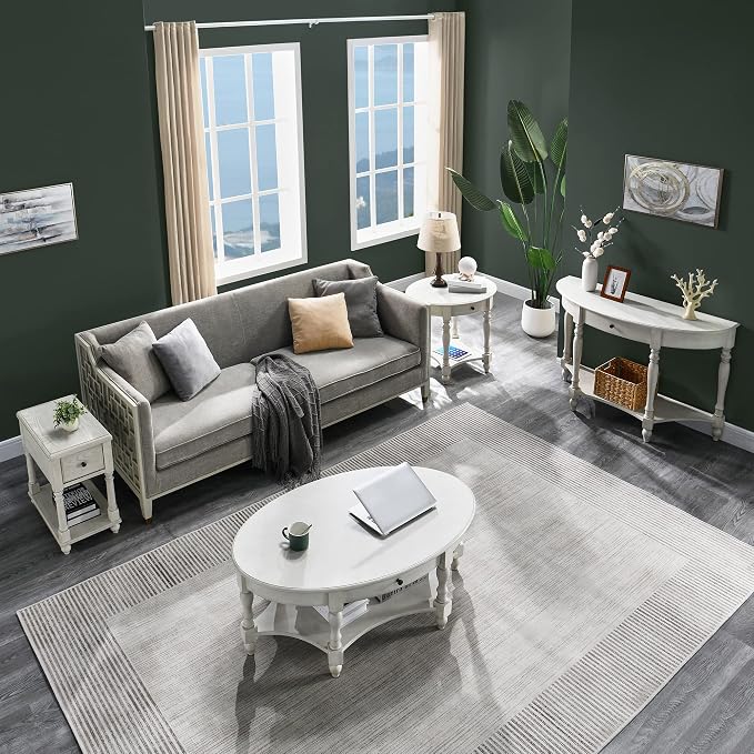 LEEMTORIG Oval Coffee Table - Image 3