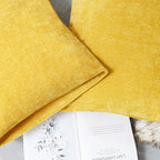CaliTime Decorative Throw Pillow Covers 26 X 20 Inches Mustard Yellow | Pack of - Image 6