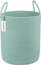 XUANGUO Cotton Rope Laundry Basket Hamper by XUANGUO