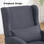 HCHAIRH Nursery Rocking Chair, Wingback Rocking Chair Nursery - Image 8