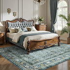 6x9 Area Rugs - Washable Vintage Retro Living Room Rug, Soft Ultra Thin Non - Image 3