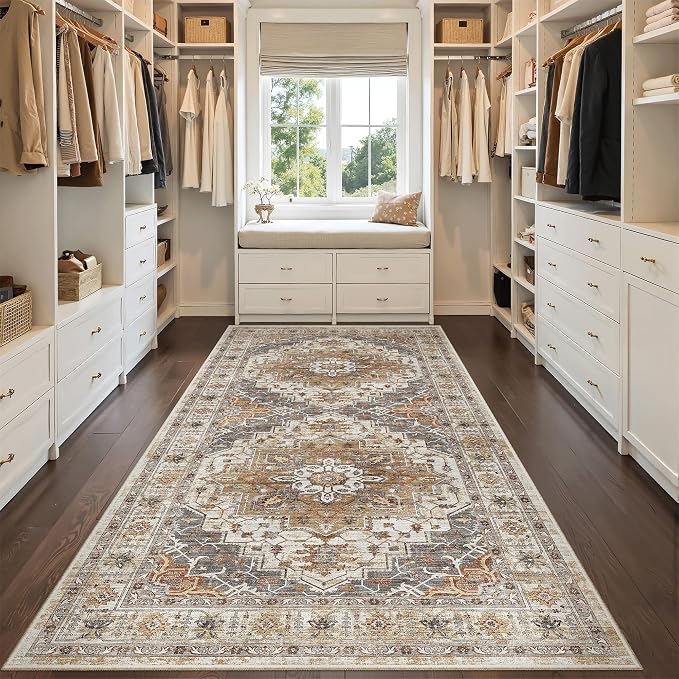 Madane 4x8 Wide Hallway Runner Rug Washable - Image 3