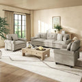 HERA'S HOUSE 3 Pieces Modular Sectional Sofa Sets, Oversized Couch Set by HERASHOUSE