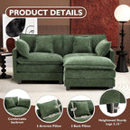 Ihanherry 77" L Shaped Modern Sofa Modular Sectional Cloud Couch - Image 4