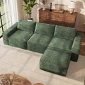Vesgantti 114" Modular Boneless Couch, Modern 3 Seater Sectional Sofa by Vesgantti