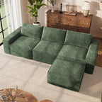Vesgantti 114" Modular Boneless Couch, Modern 3 Seater Sectional Sofa - Image 3