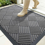 OLANLY Front Door Mat Outside Entrance 35x23, Waterproof Heavy-Duty Doormat | by OLANLY