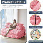 MAXYOYO Folding Sofa Bed, Convertible Sleeper Chair - Image 5