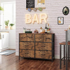 WLIVE Dresser for Bedroom with 8 Drawers, Wide Fabric Dresser for Storage and - Image 4