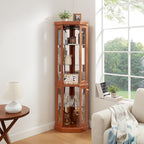 Glass Corner Display Cabinet - Image 4