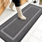 OLANLY Front Door Mat Outside 47x17, All-Season Heavy-Duty Rubber Doormat | by OLANLY