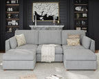116'' Oversized Modular Sectional Sofa by Kalafini