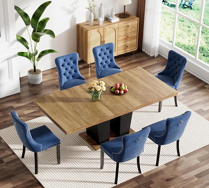 Henf 7 Pieces Extendable Dining Table Set - Image 2