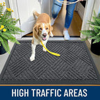 OLANLY Front Door Mat Outside Entrance 35x23, Waterproof Heavy-Duty Doormat | - Image 6