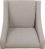 Homepop Home Decor | Upholstered Classic Swoop Arm Accent Chair | Accent Chairs - Image 7