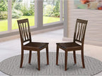 East West Furniture ANC-CAP-W Antique Dining Room Chairs by EastWestFurniture