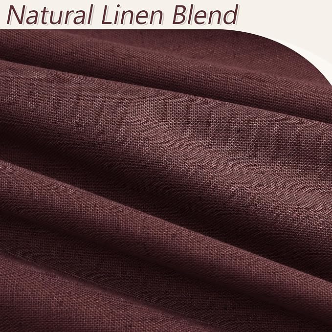 100% Blackout Curtains 96 Inch Length 2 Panels Set - Image 3